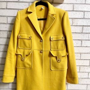 Women’s Yellow Peacoat